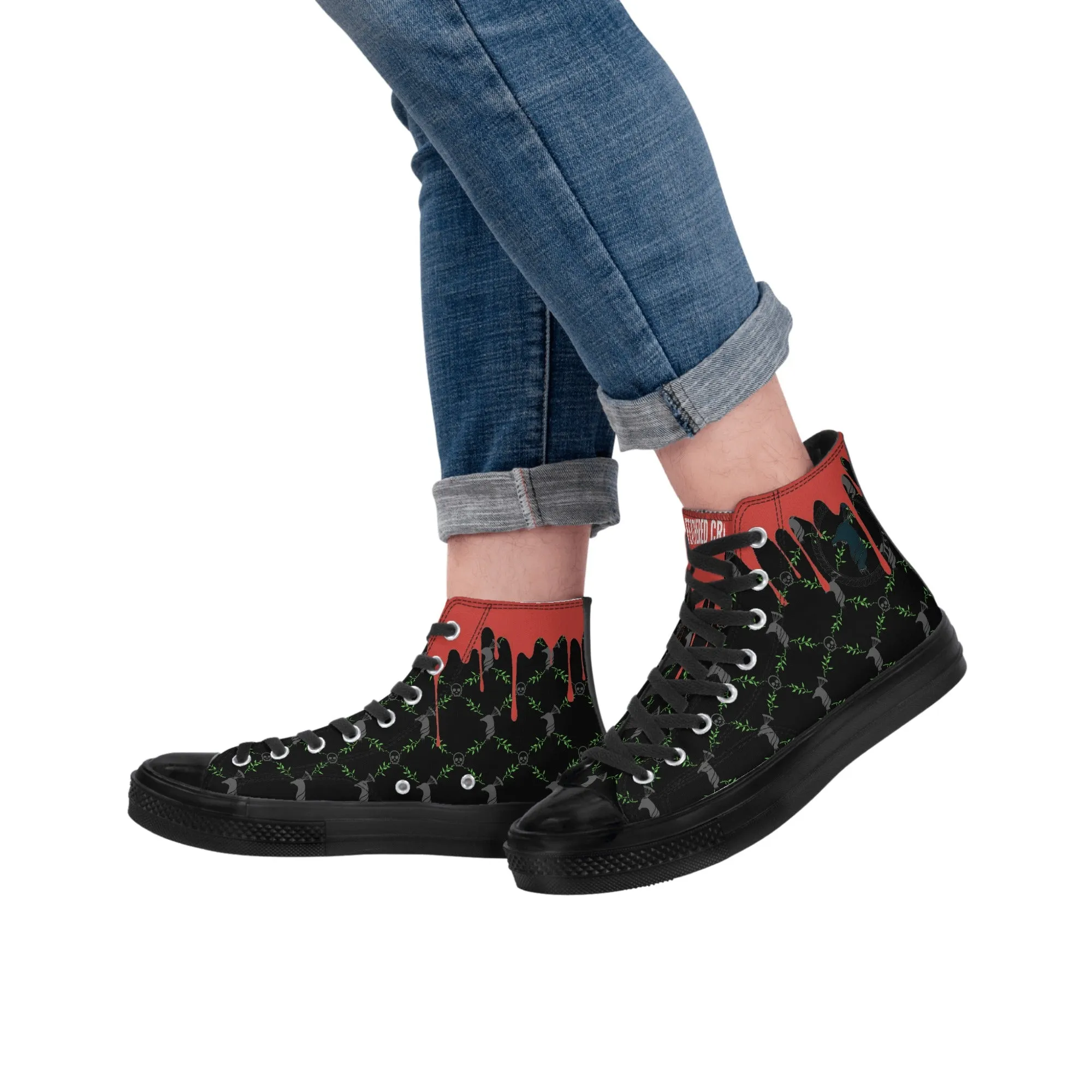 FCS CnS Classic Black High Top Canvas Shoes