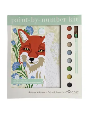 Fox with Chicory Paint-by-Number Kit