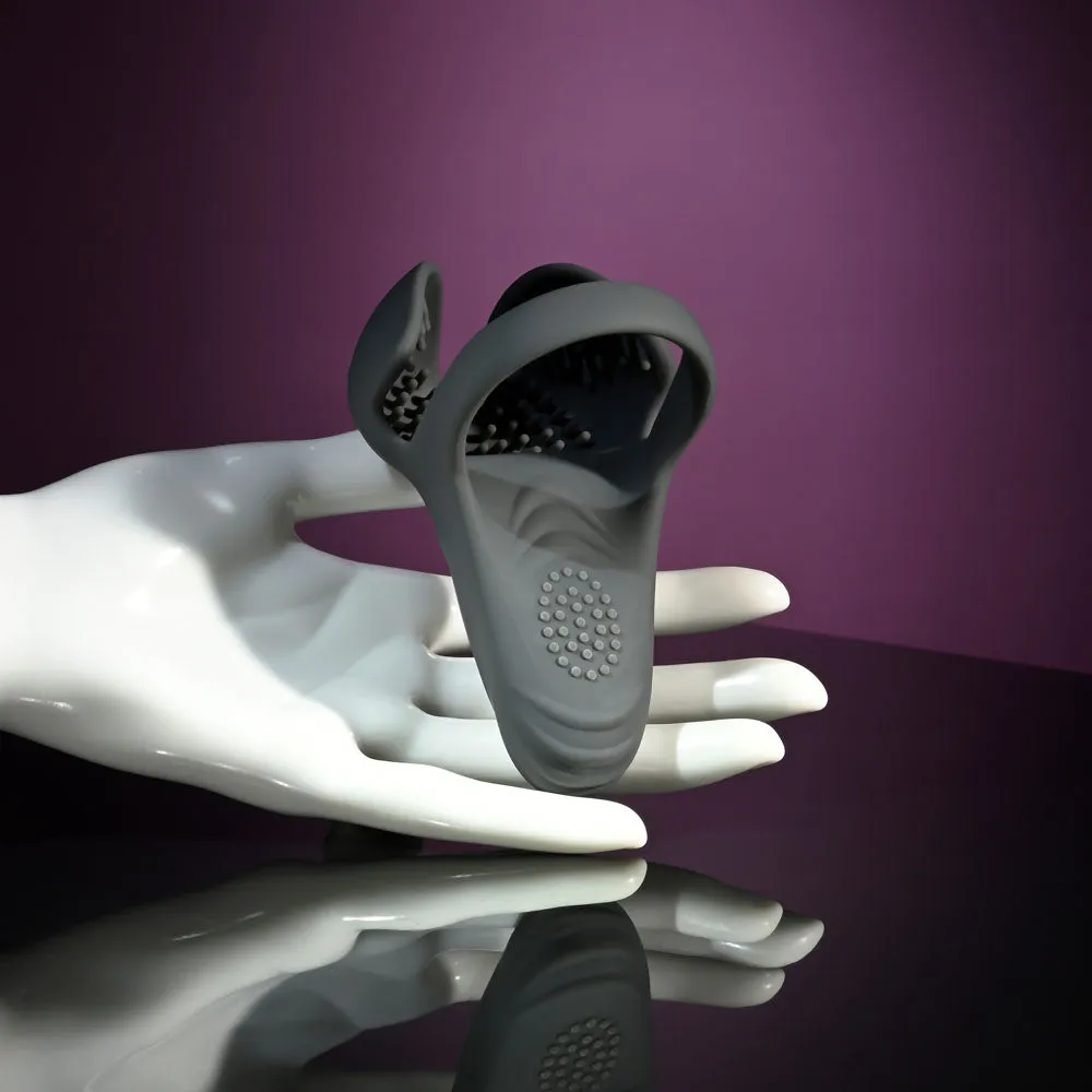 Gender X Undercarriage Vibrating Ring - Grey
