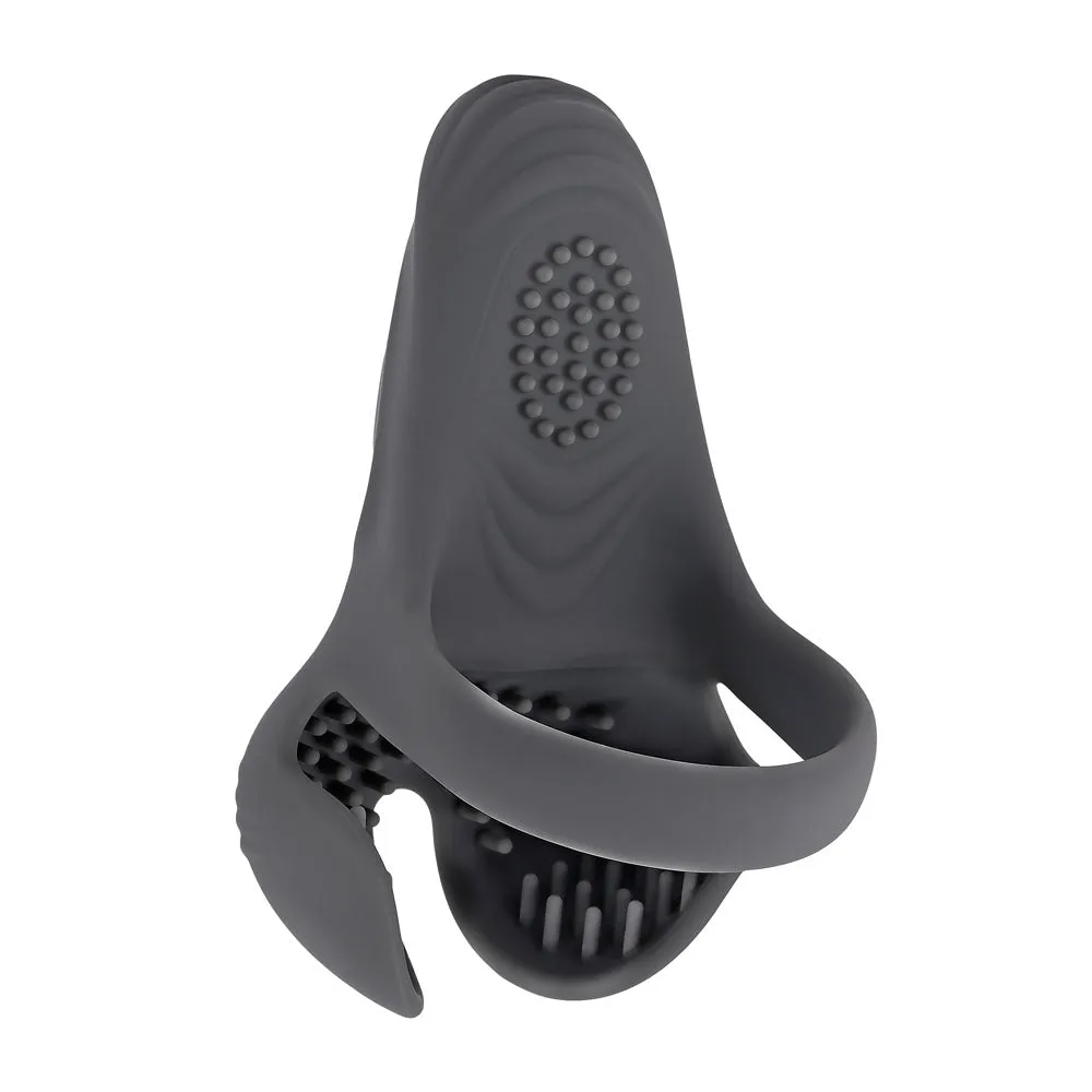 Gender X Undercarriage Vibrating Ring - Grey