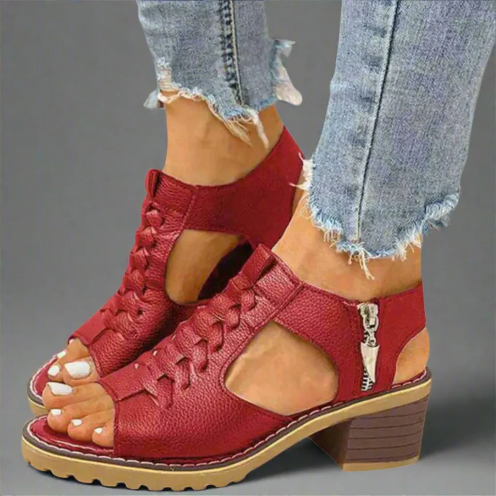 Gertrud | Orthopedic sandals with premium heel comfort