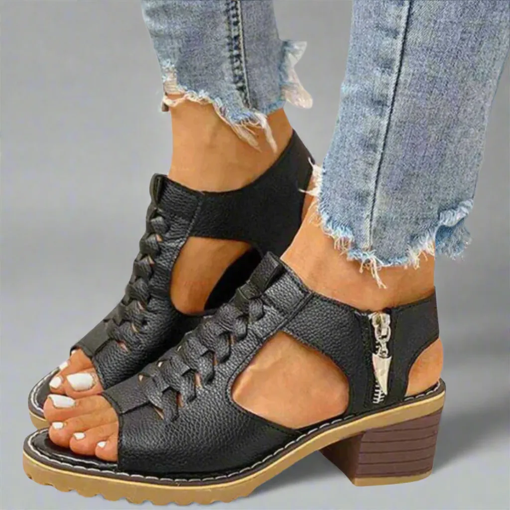 Gertrud | Orthopedic sandals with premium heel comfort
