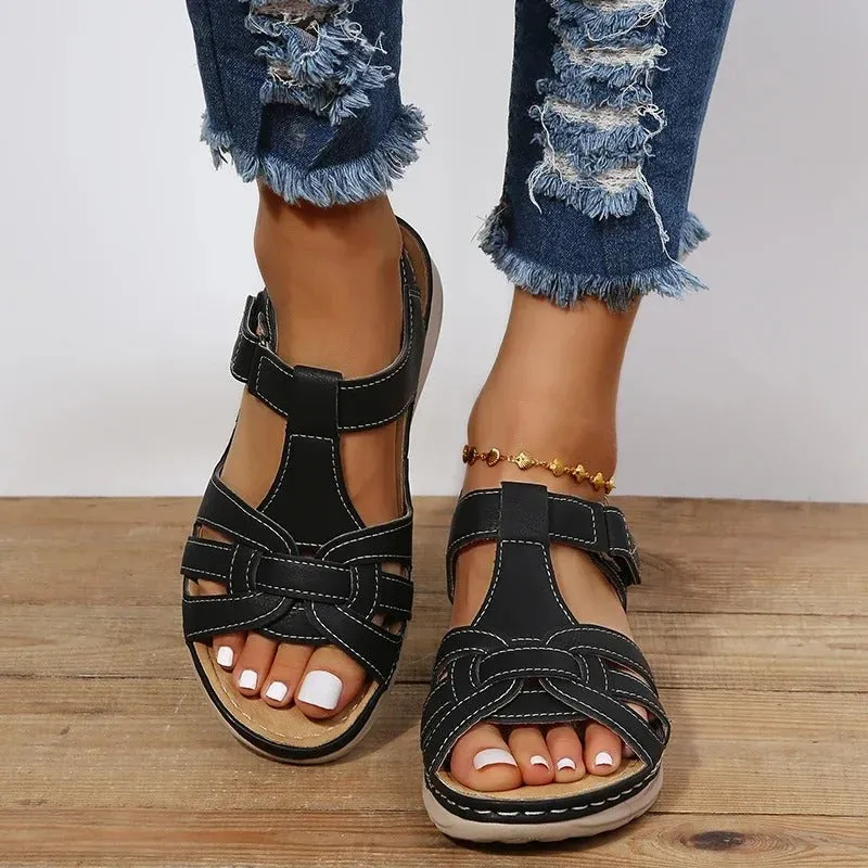 Giovanna® | Orthopedic leather sandals
