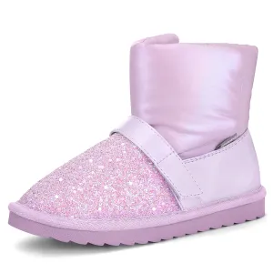 Glitter Warm Fur Lined Snow Boots