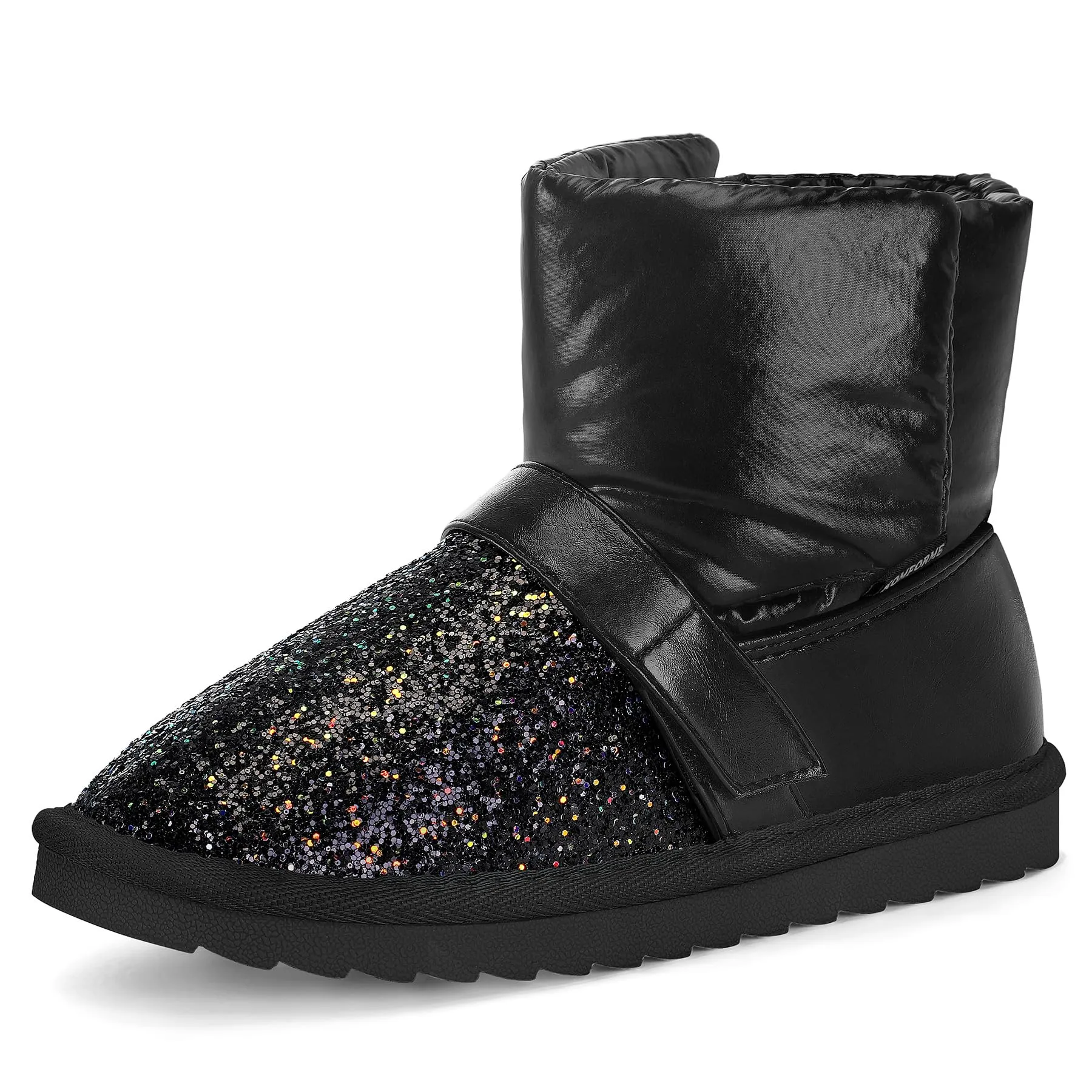 Glitter Warm Fur Lined Snow Boots