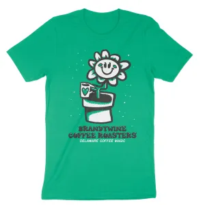 Green Flower Spring Shirt