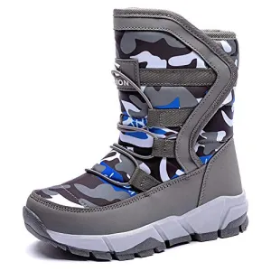 GUBARUN Boys Snow Boots Winter Waterproof Slip Resistant Cold Weather Shoes (Toddler/Little Kid/Big Kid)