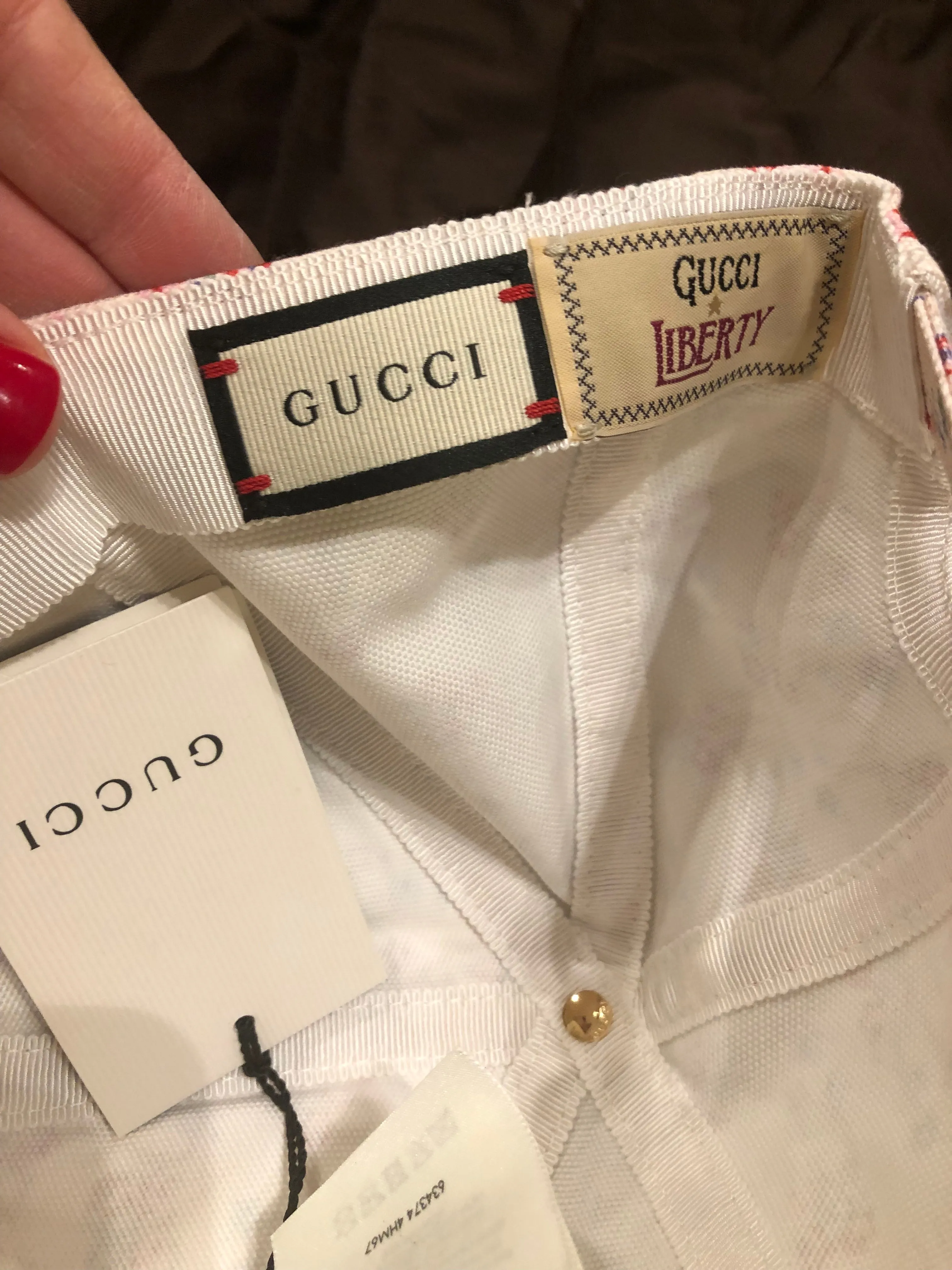 Gucci x Liberty Floral Canvas Baseball Hat
