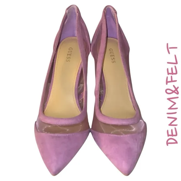 Guess Women’s Ciara Light Purple Suede Pointed Toe Heels | NEW/NIB!!💜💜💜