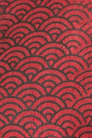 Hand Printed Waves Pattern