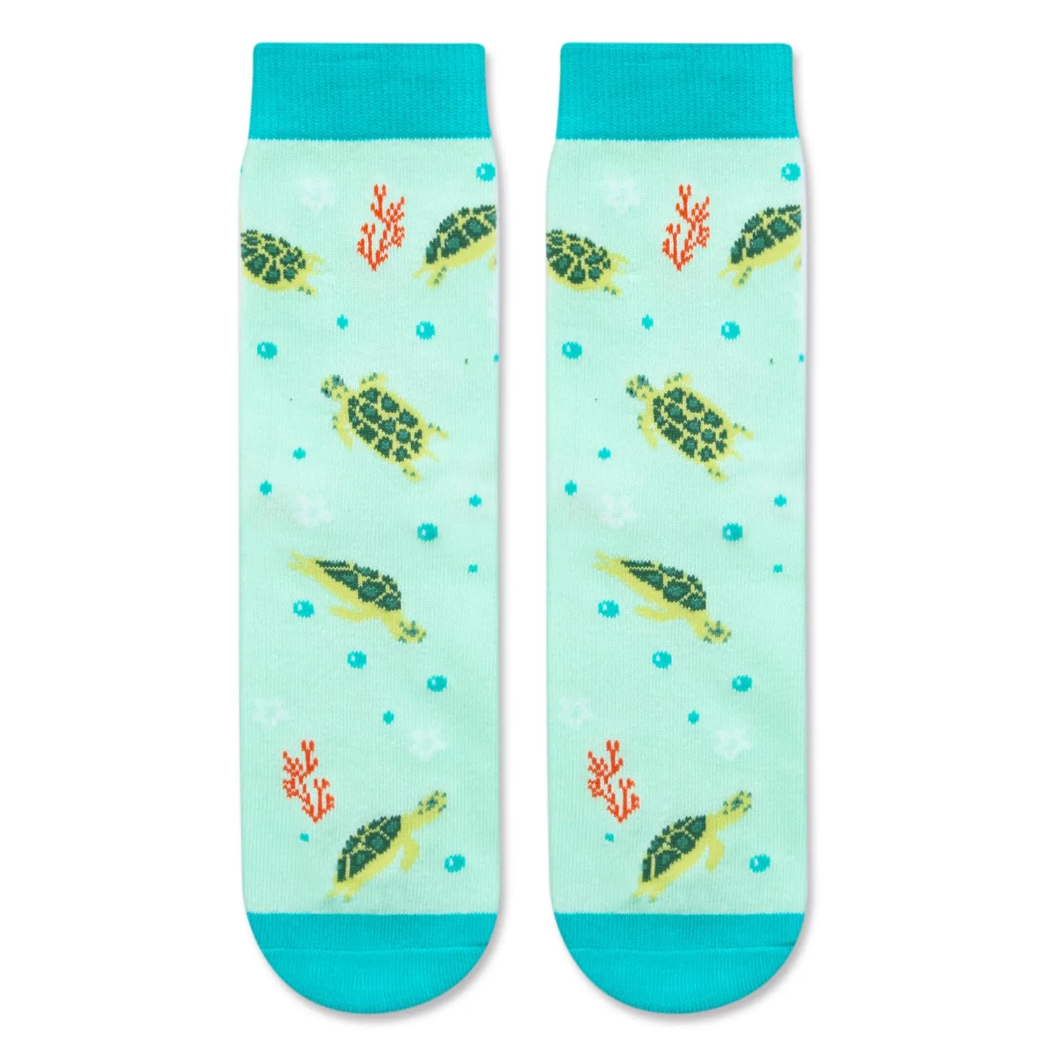 HAPPYPOP Turtle Tortoise Gifts for Teen Girls - Ocean Animal Lover Gifts for Adult, Turtle Socks Kids 10-12 Years