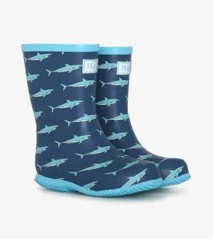 Hatley Boys Shark Tank Packable Rain Boots