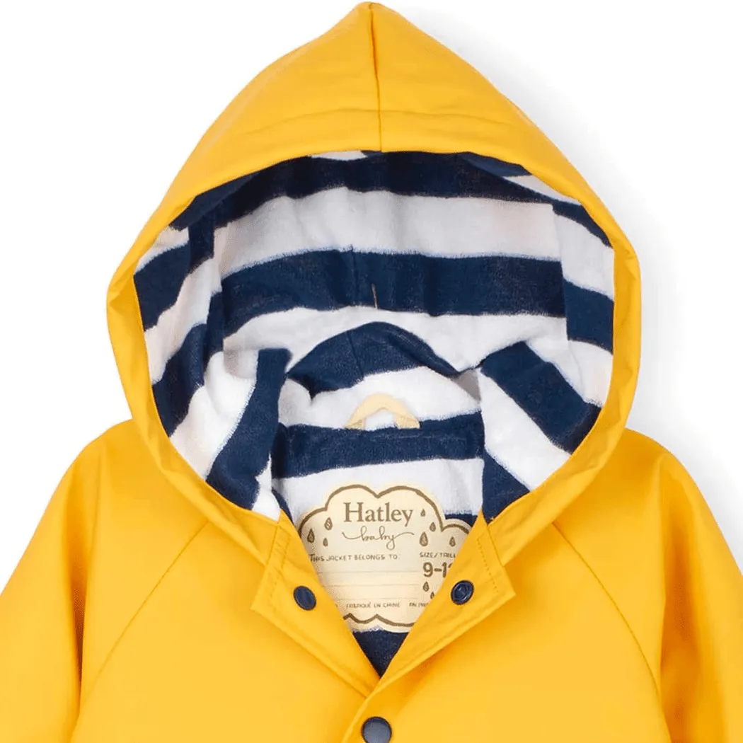 HATLEY Colour Changing Baby Raincoat | Linework Dinos Size 9-12 Months