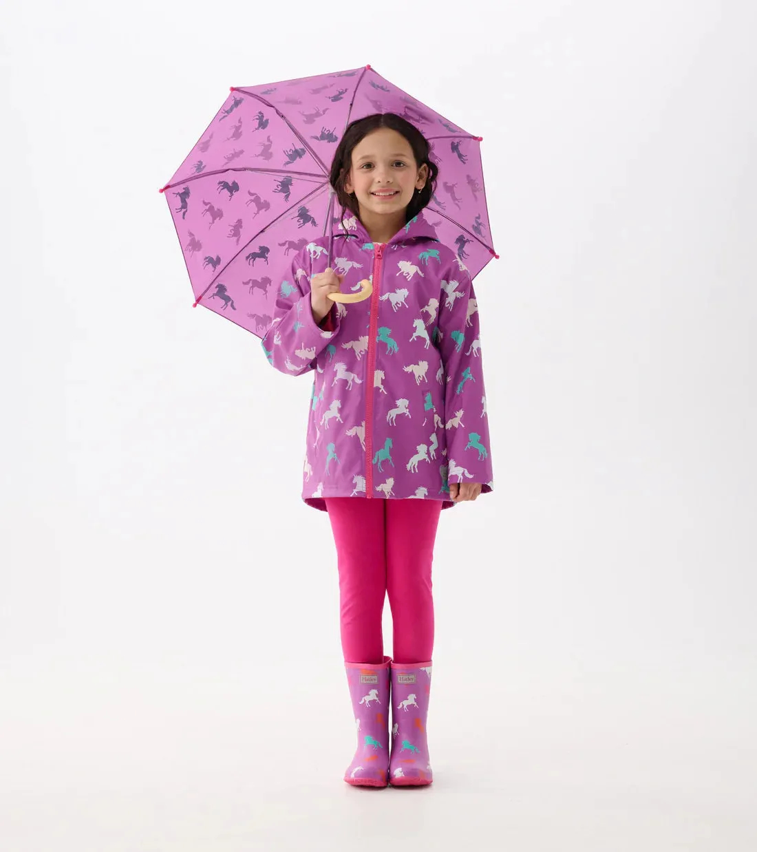 Hatley Packable Rain Boots - Leaping Horses