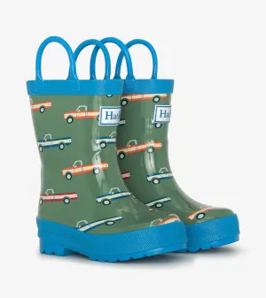 Hatley Rain Boots with Handles - Big Trucks