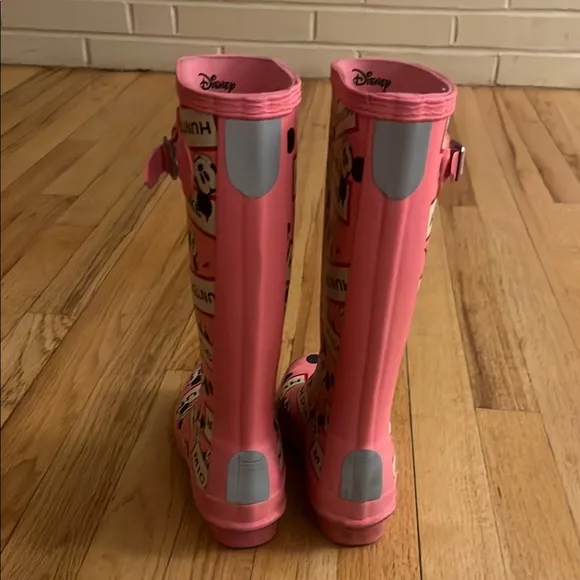 Hunter Pink Mickey Mouse Rain Boots