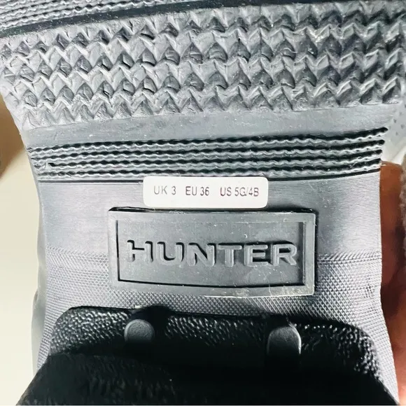 Hunter rain boots youth 5G black