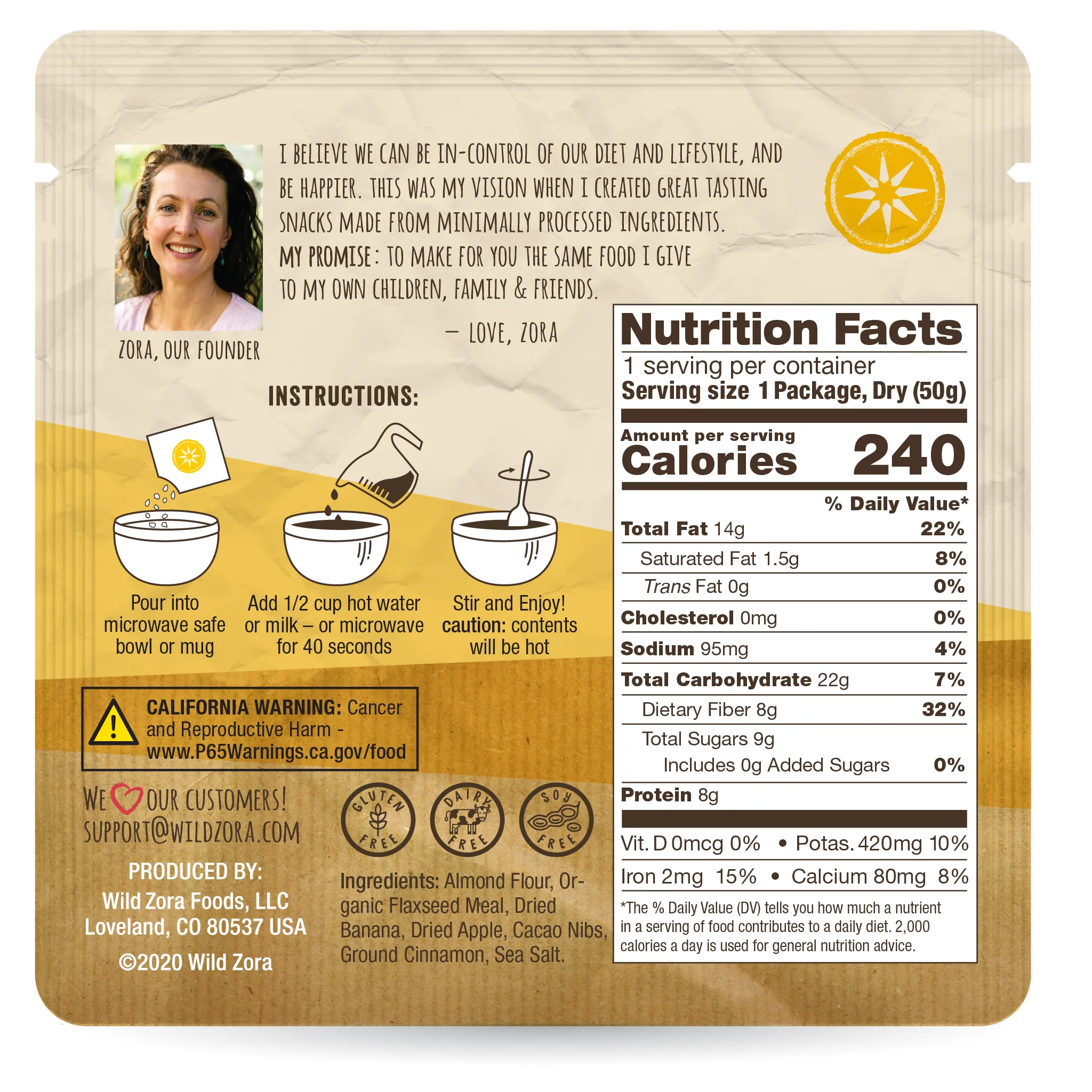Instant Cereal - Variety 5-pack