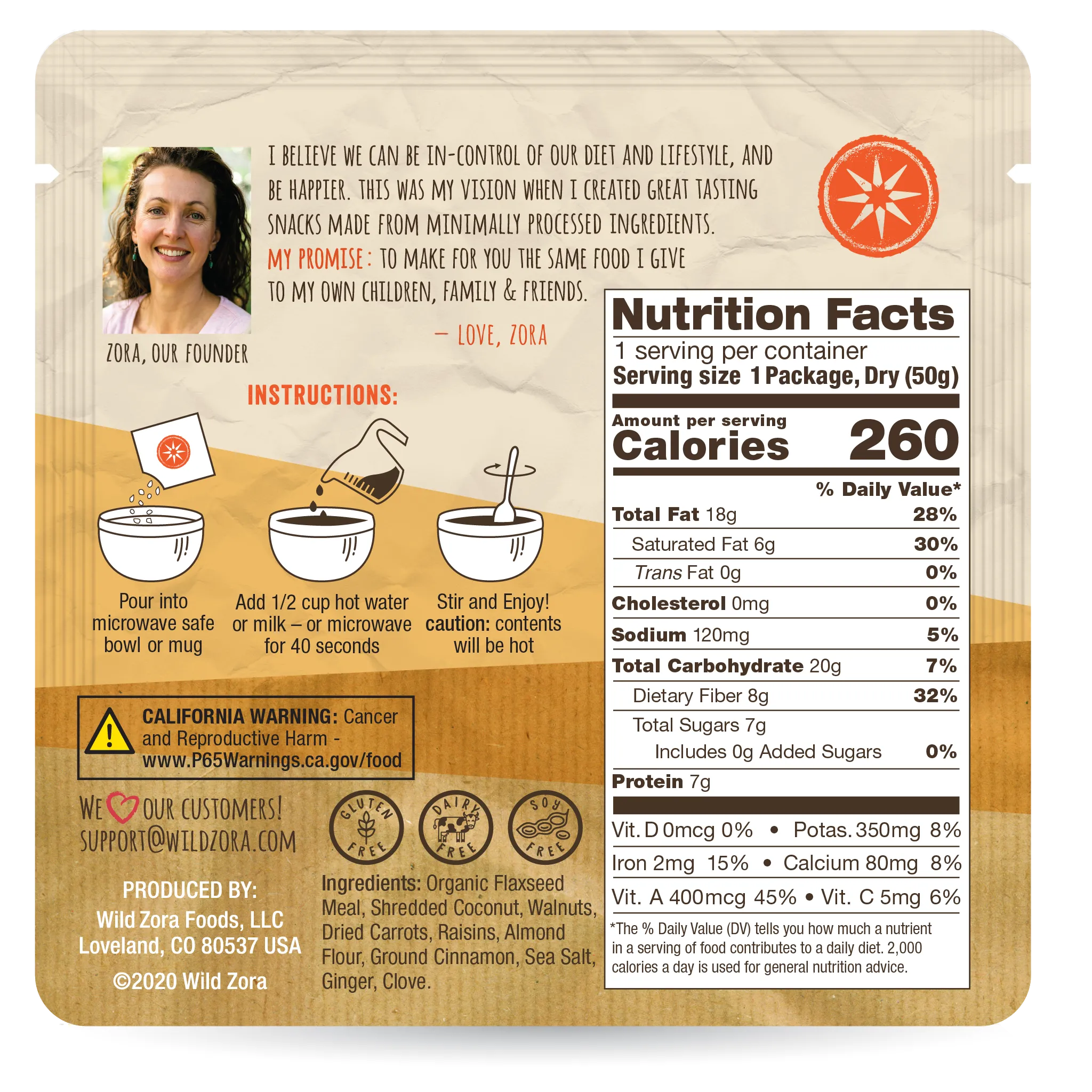Instant Cereal - Variety 5-pack