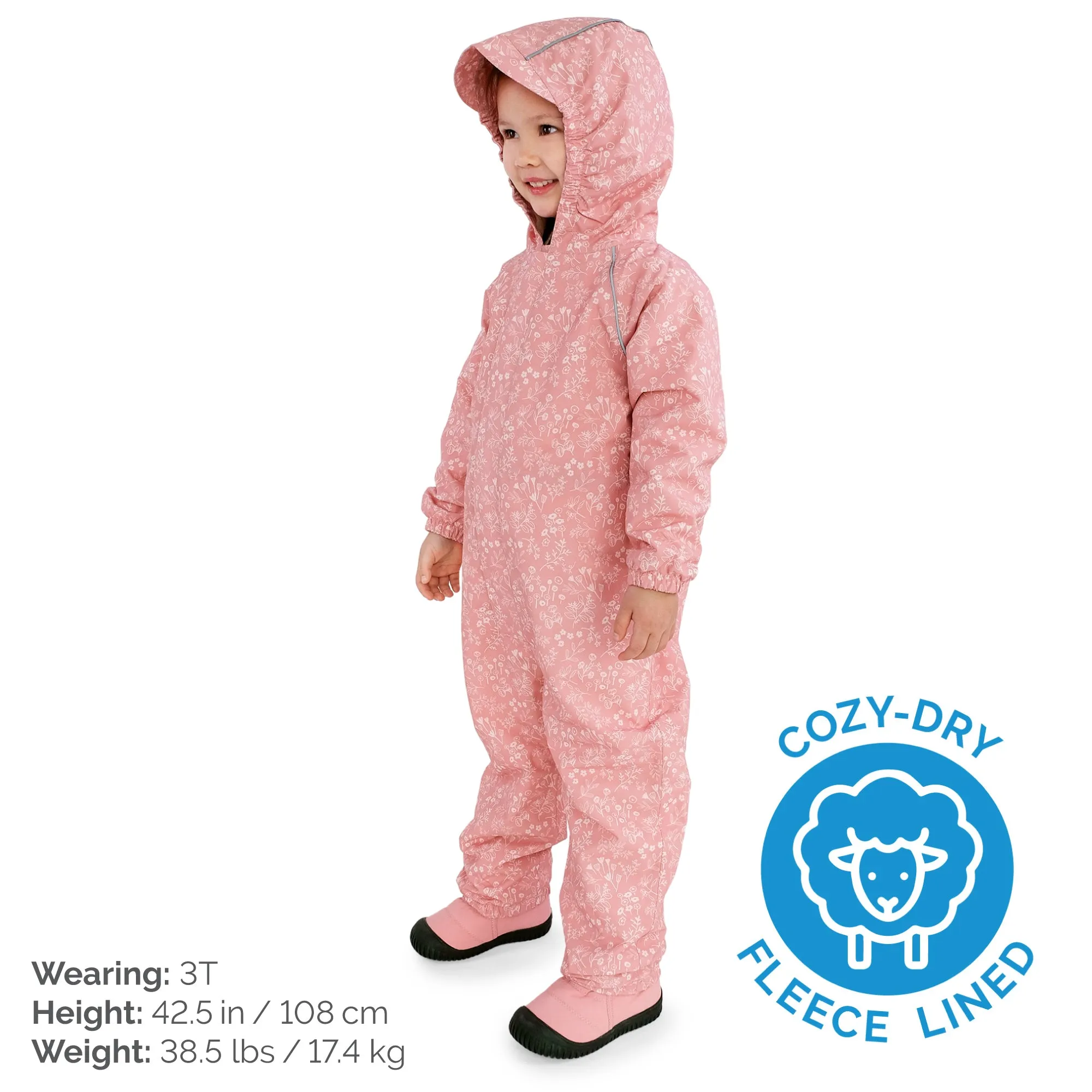 Jan & Jul Cozy-Dry Fleece Rain Play Suit