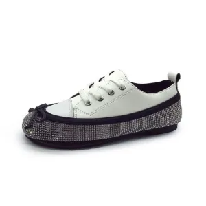 Jeweled Bow Platform Sneaker Shoes