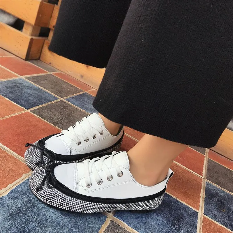 Jeweled Bow Platform Sneaker Shoes