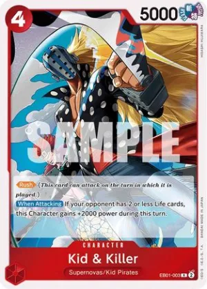 Kid & Killer (EB01-003) One Piece - Memorial Collection