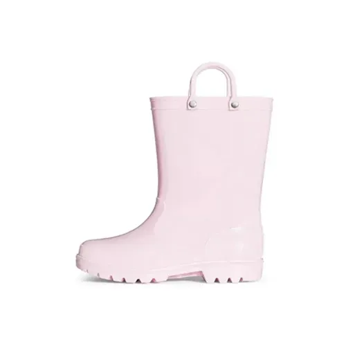 Kid Girls Light Rain Boots Solid Color  - KKOMFORME