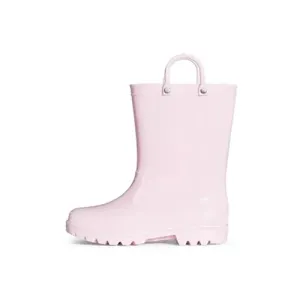 Kid Girls Light Rain Boots Solid Color  - KKOMFORME