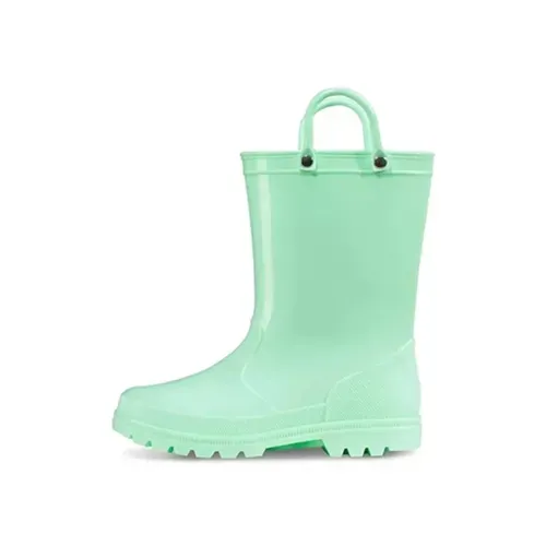 Kid Girls Light Rain Boots Solid Color  - KKOMFORME