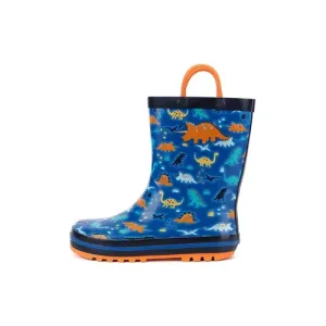 Kids Rain Boots for Boys Dinosaurs - Kkomforme