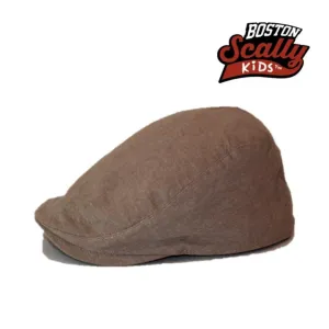 Kids The Townie Boston Scally Cap - Tan