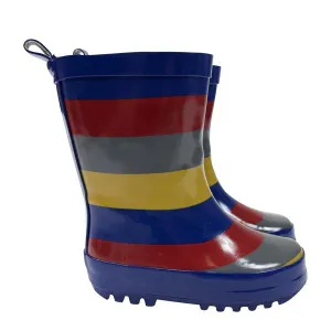 Korango (Mustard) Striped Rain Boot