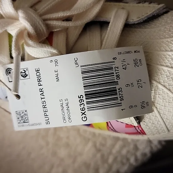 Kris Andrew &quot;PRIDE EDITION &quot; Adidas Superstar (Unisex Shoe sizes)