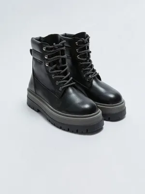 Lace-Up Women's Snow Boots