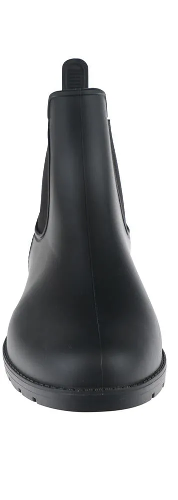 Ladies Matte Solid Chelsea Rain Boot
