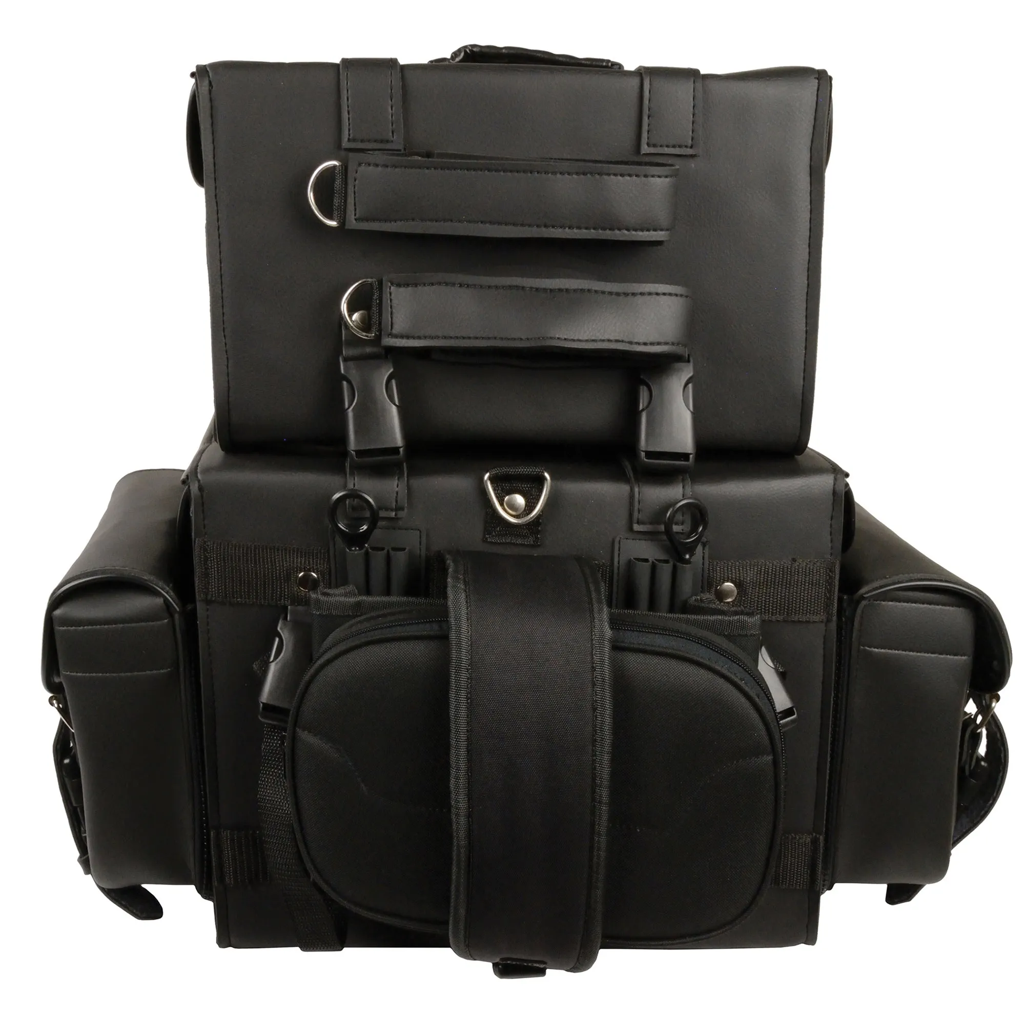 Large Four Piece PVC Touring Pack w/ Barrel Bag (15.5X13X10)