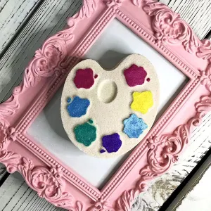 Little Artist Paint Palette Shaped Bath Bomb