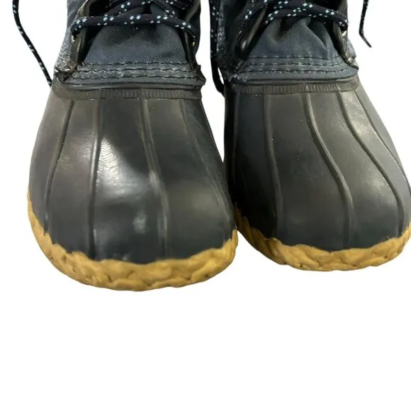 L.L. Bean Kids Waxed Canvas Duck Boots Size 6