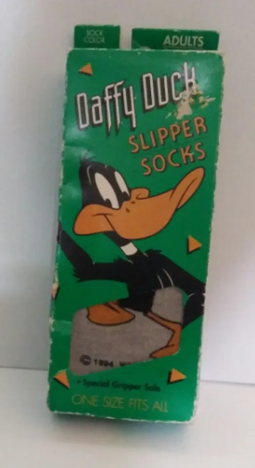 Looney Tunes Daffy Duck Slipper Socks