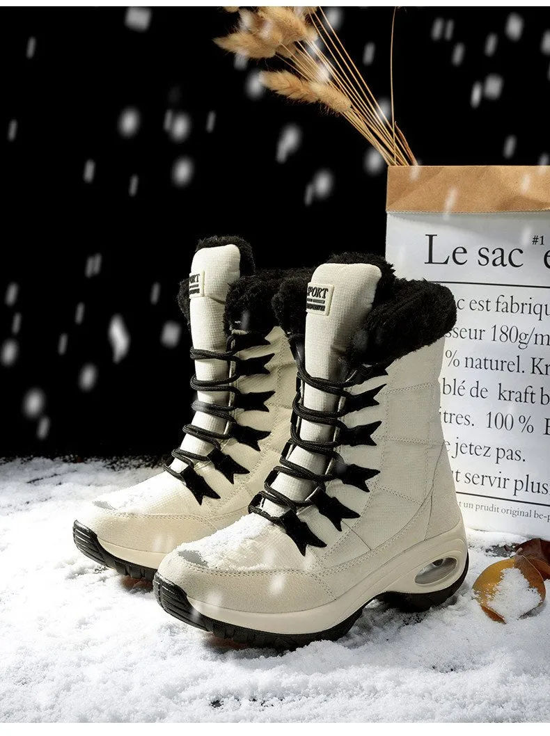 Lucina Winter Warm Mid-Calf Snow Boots for Women