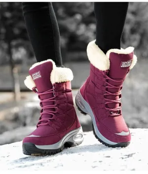 Lucina Winter Warm Mid-Calf Snow Boots for Women