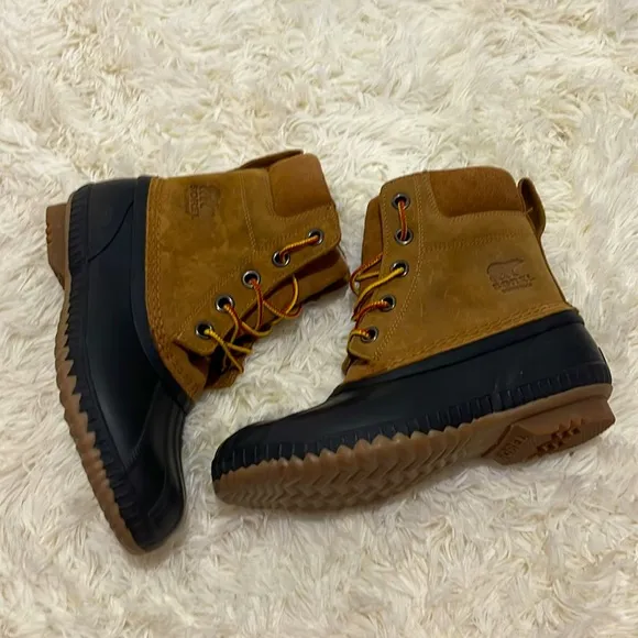 Men’s Women’s Unisex Sorel Cheyenne II Duck Rain Boots, Size: 6 (7.5 womens)