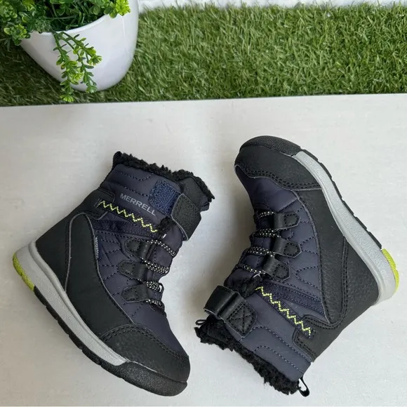 Merrell Unisex-Child Snow Crush 3.0 Jr Waterproof Boot insulated size 6 toddler