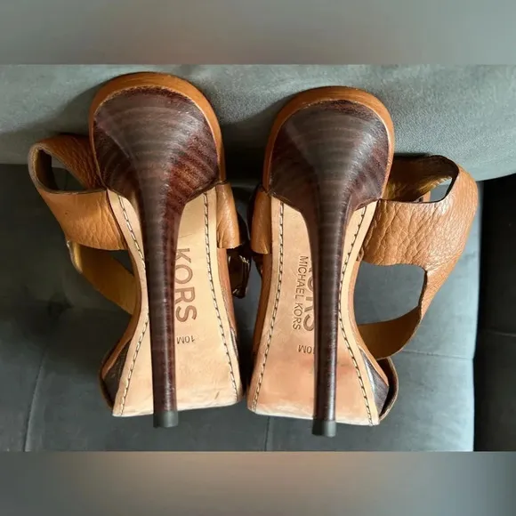 Michael Kors heels‎ women’s size 10 M leather high heels platforms