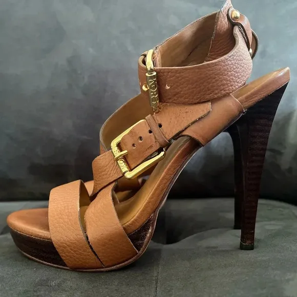 Michael Kors heels‎ women’s size 10 M leather high heels platforms
