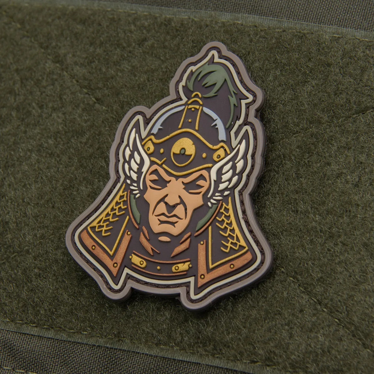 MING DYNASTY WARRIOR HEAD PVC MORALE PATCH