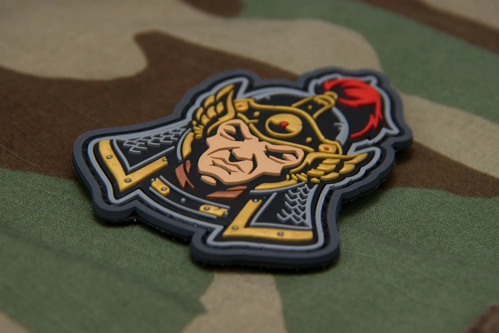 MING DYNASTY WARRIOR HEAD PVC MORALE PATCH