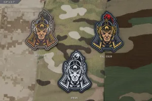 MING DYNASTY WARRIOR HEAD PVC MORALE PATCH