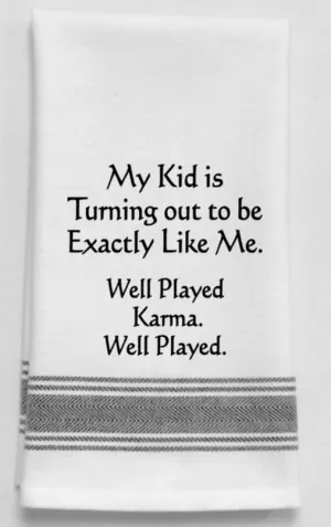 My kid is turning out to be exactly like me...